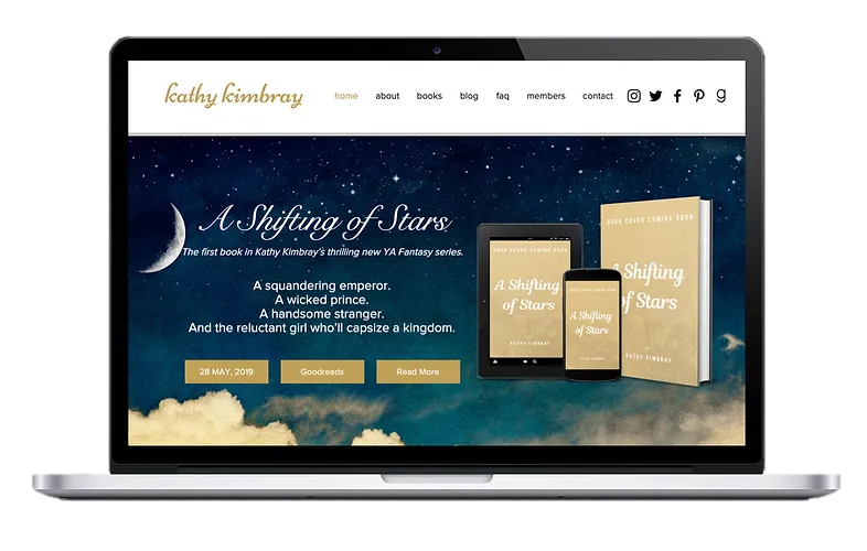 book author website